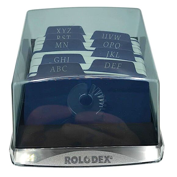 Rubbermaid Other - Vintage Rubbermaid Rolodex Desktop File Organizer Alphabet Dividers Unused Cards